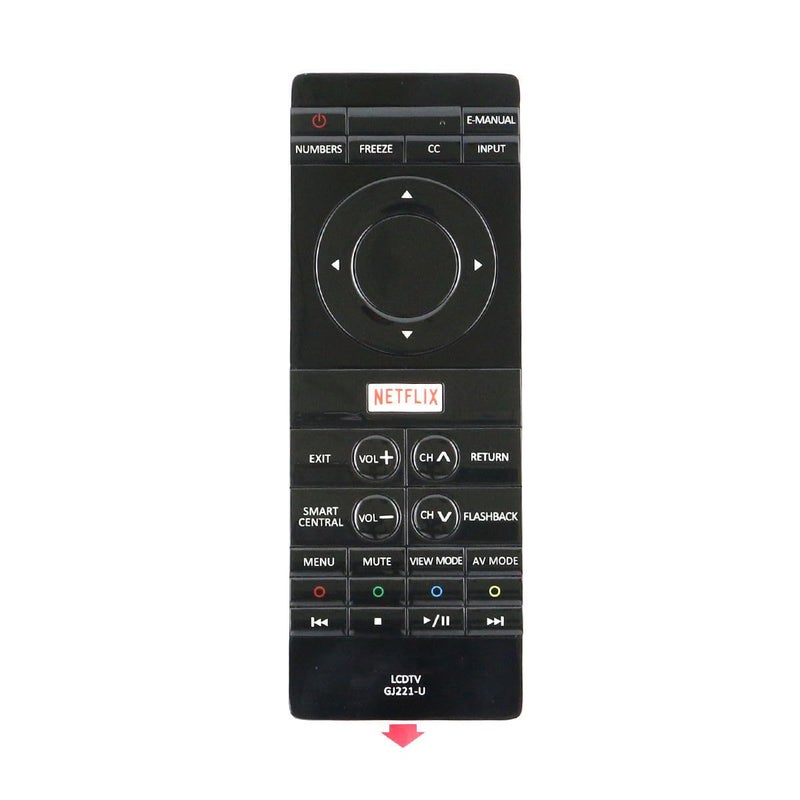 ECONTROLLY GJ221-U Replaced Remote Control fits for Sharp 4K TV LC-43UB30U LC43UB30U LC-50UB30U LC50UB30U LC-55UB30U LC55UB30U LC-65UB30U LC65UB30U LCD TV - Image 1